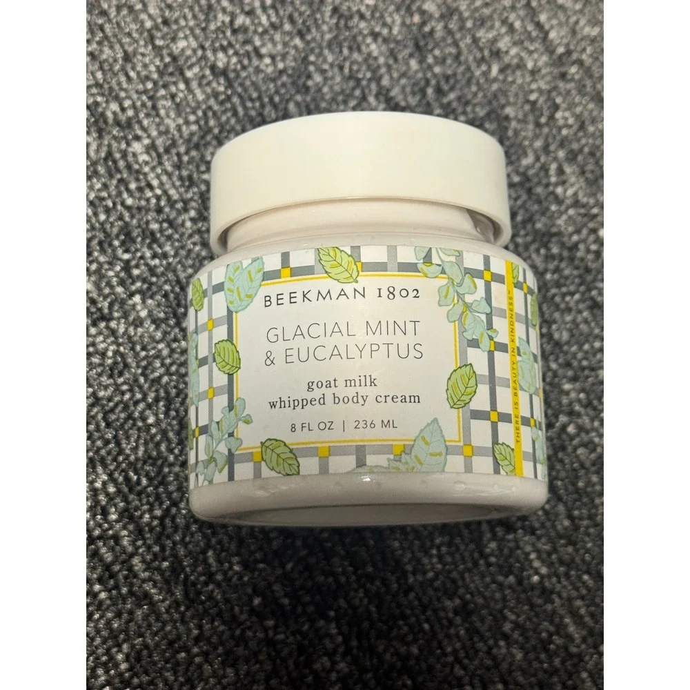 Beekman 1802 Glacial Mint Eucalyptus Goat Milk Whipped Body Cream 8 Fl Oz Sealed